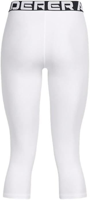 imageUnder Armour Womens HeatGear Authentics 34 LeggingsWhiteBlack