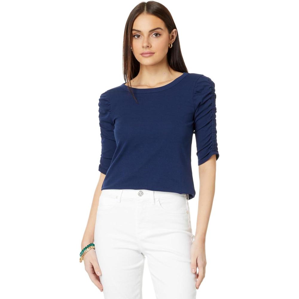imageLilly Pulitzer Womens Annet HighRise Crop FlareResort White