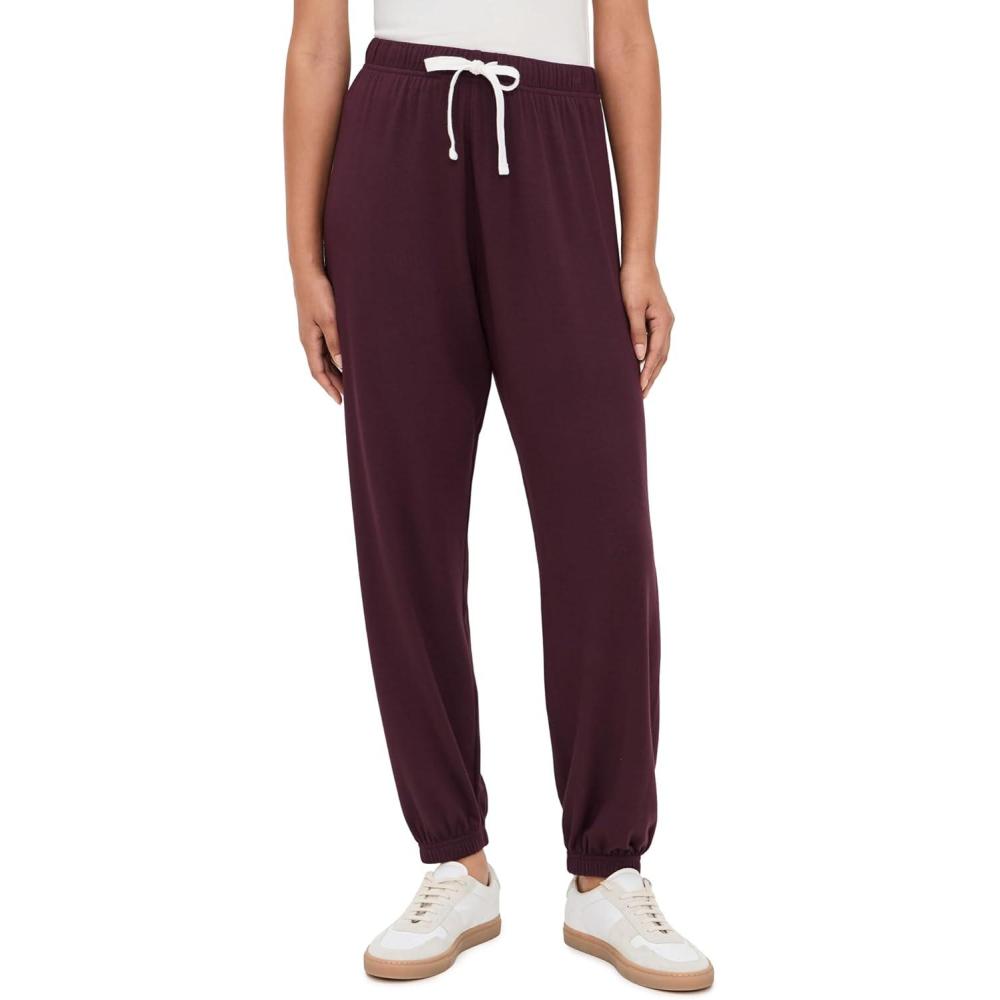 imageSPLITS59 Womens Andie Oversized Fleece SweatpantsDark Cherry