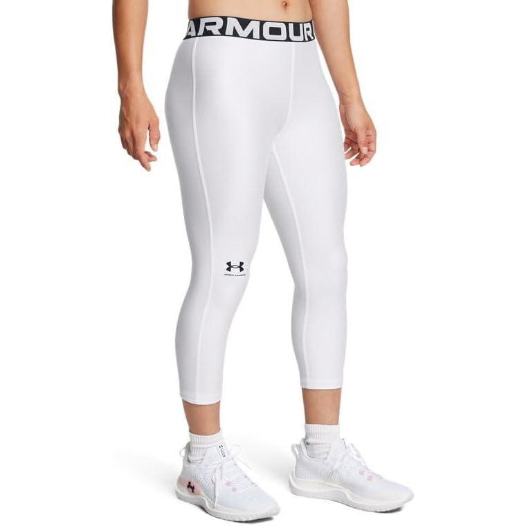 imageUnder Armour Womens HeatGear Authentics 34 LeggingsWhiteBlack