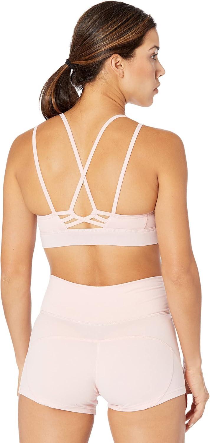 imageUFC Womens Strappy Sports Bra Moisture Wicking Athletic ApparelBlushing Rose
