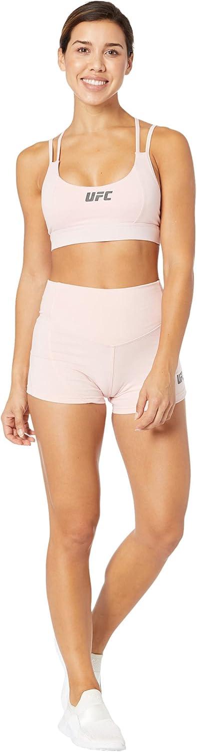 imageUFC Womens Strappy Sports Bra Moisture Wicking Athletic ApparelBlushing Rose