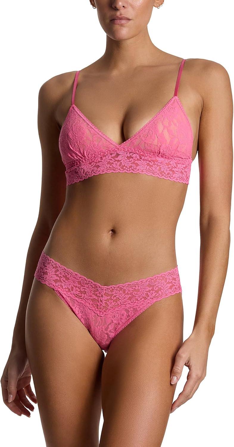 imagehanky panky Womens Signature Lace Padded BraletteAmused Pink
