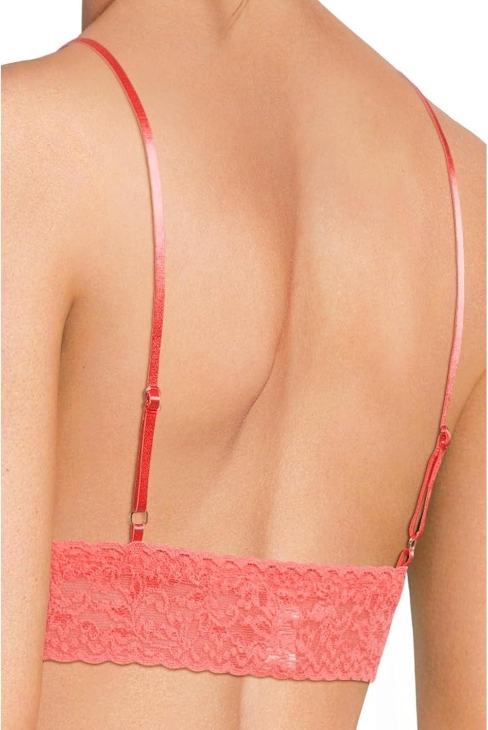 imagehanky panky Womens Signature Lace Padded BraletteCourageous Coral