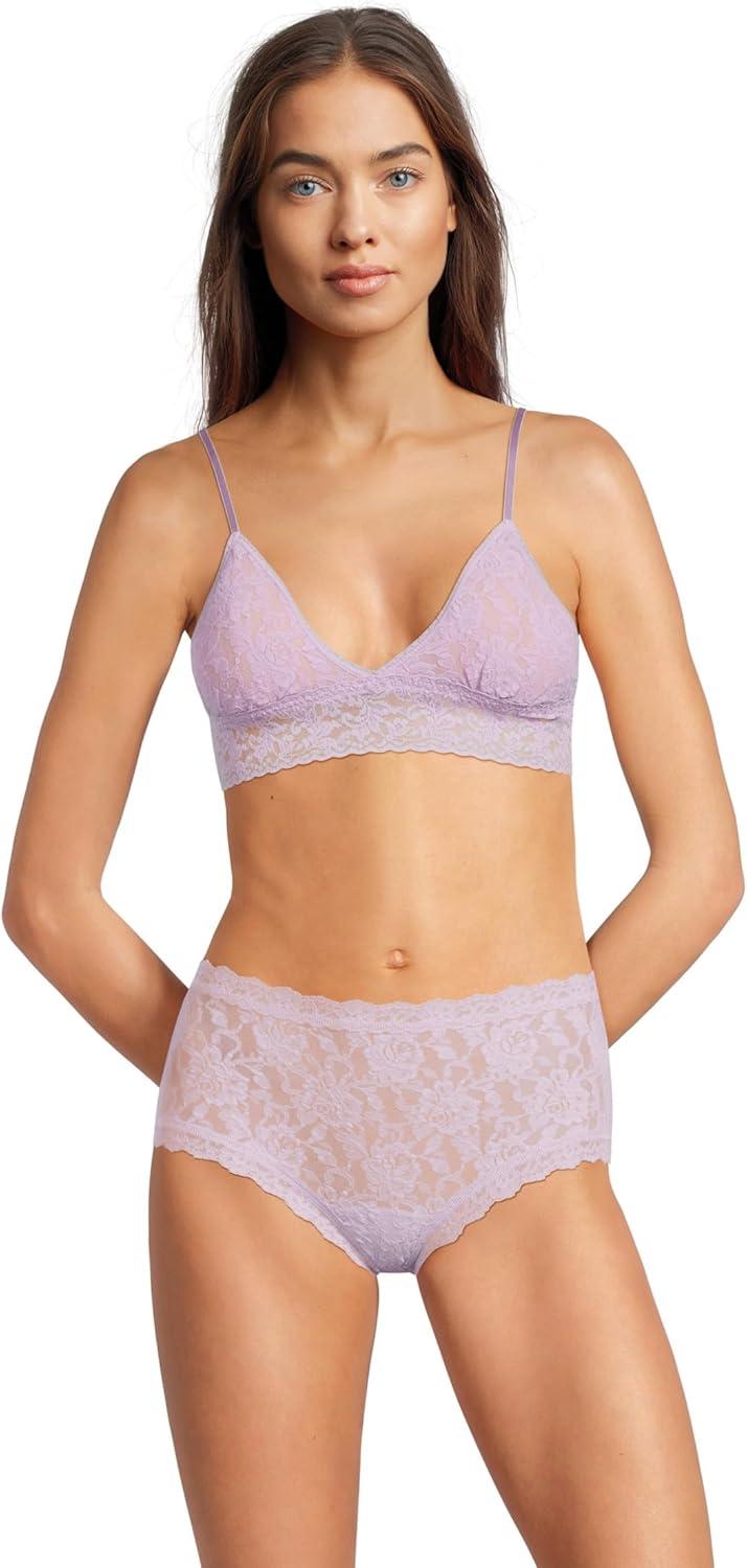 imagehanky panky Womens Signature Lace Padded BraletteLavender Fields