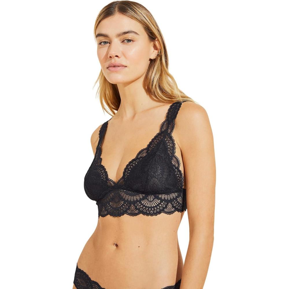 imageEberjey Womens The Mariana Whispers BraletteBlack