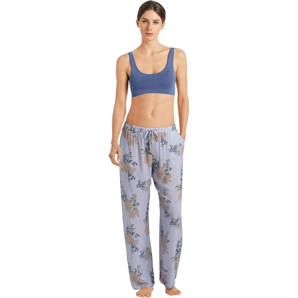 imageHANRO Womens Touch Feeling Crop TopClematis Blue