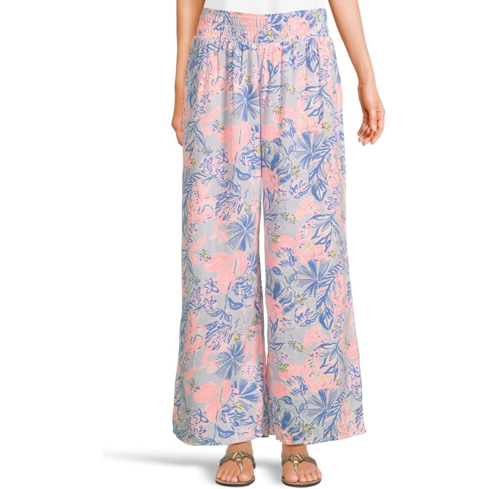 imageLilly Pulitzer Womens Enzo Pant CoverupMulti Elephant Splash