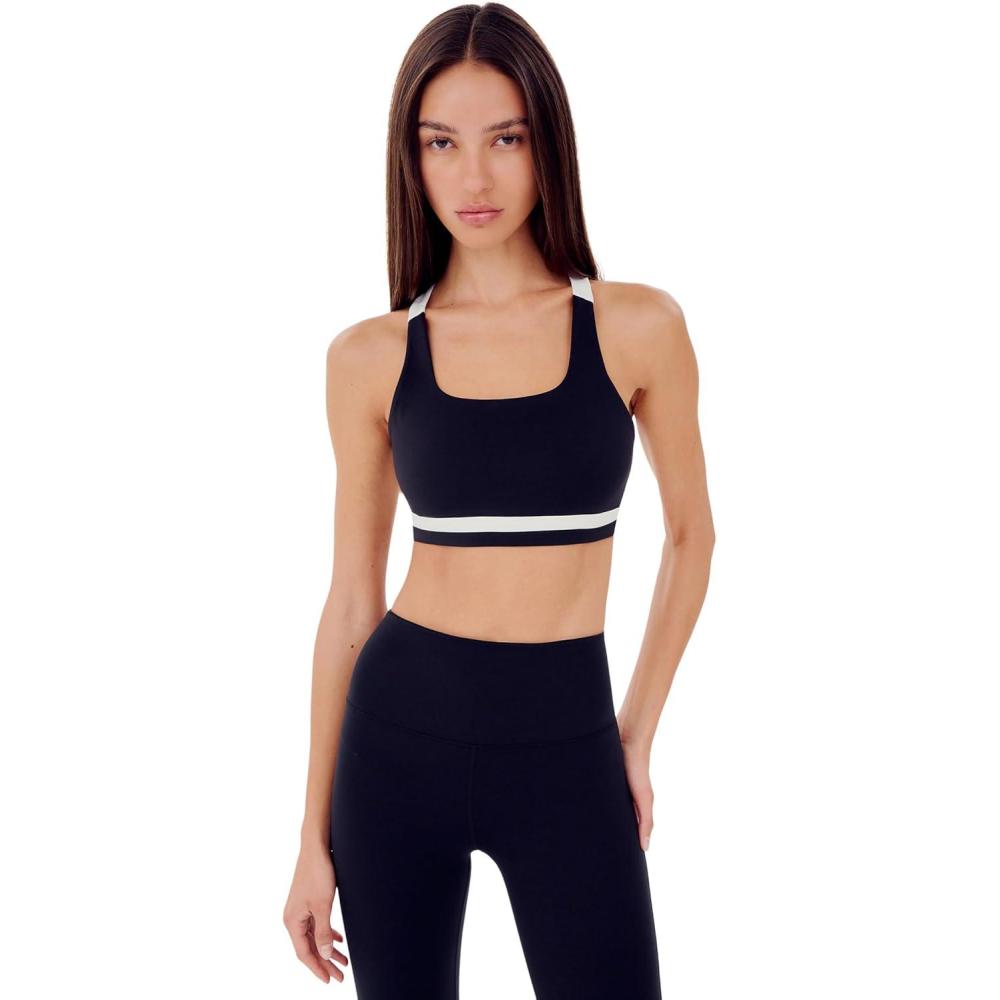 imageSPLITS59 Womens Miles Rigor Medium Support BraBlackWhite