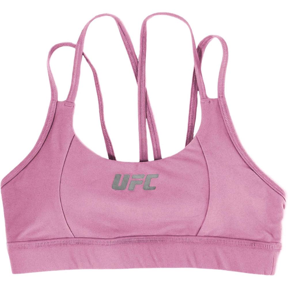 imageUFC Womens Strappy Sports Bra Moisture Wicking Athletic ApparelBerry Crush
