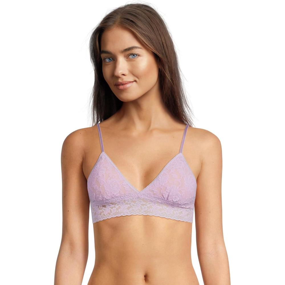 imagehanky panky Womens Signature Lace Padded BraletteLavender Fields
