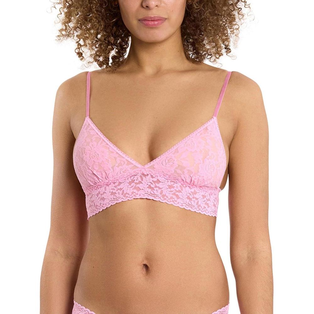 imagehanky panky Womens Signature Lace Padded BraletteStrawberry Pink