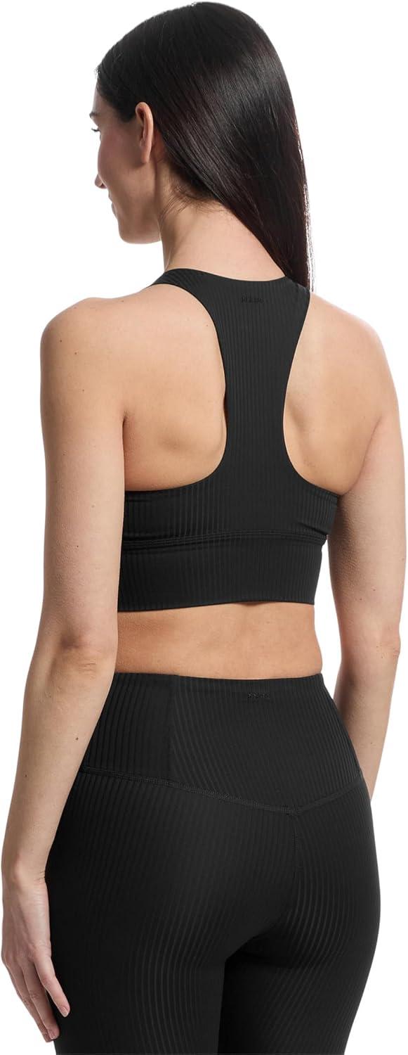 imageprAna Womens Luxara Rib Racerback BraletteBlack