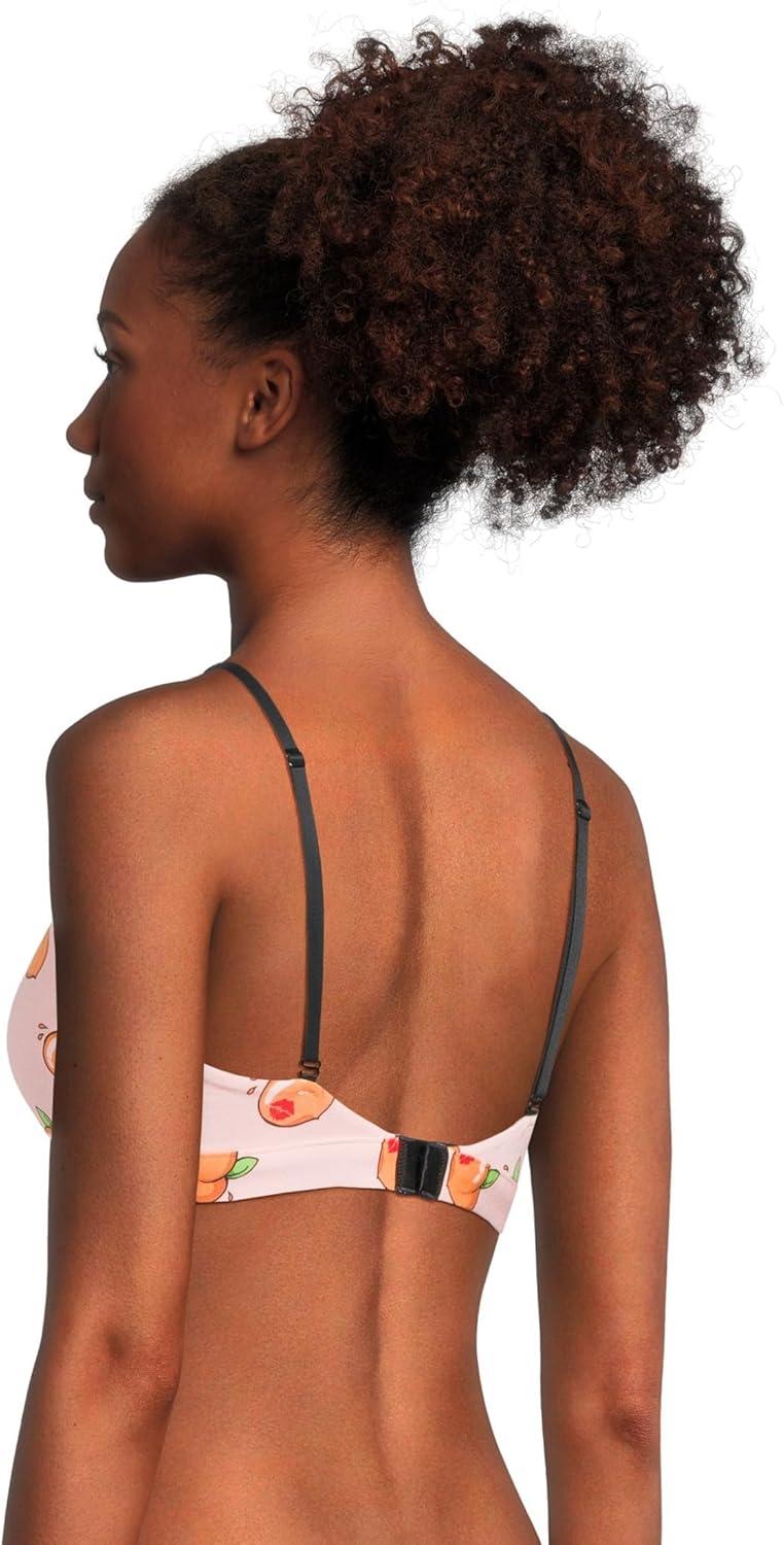 imageMeUndies Womens Feel Free Ruched BraletteKiss My Peach