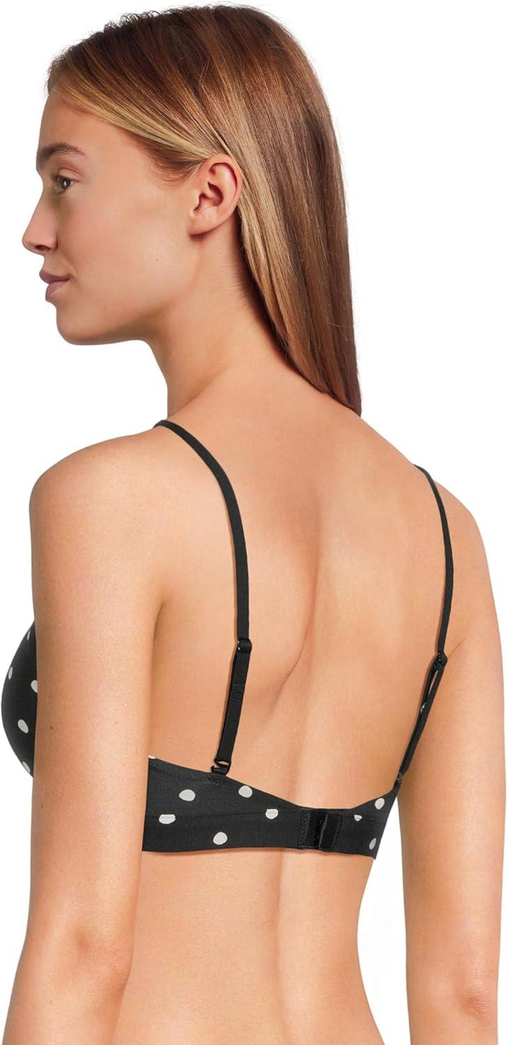 imageMeUndies Womens Feel Free Ruched BralettePolka Dots