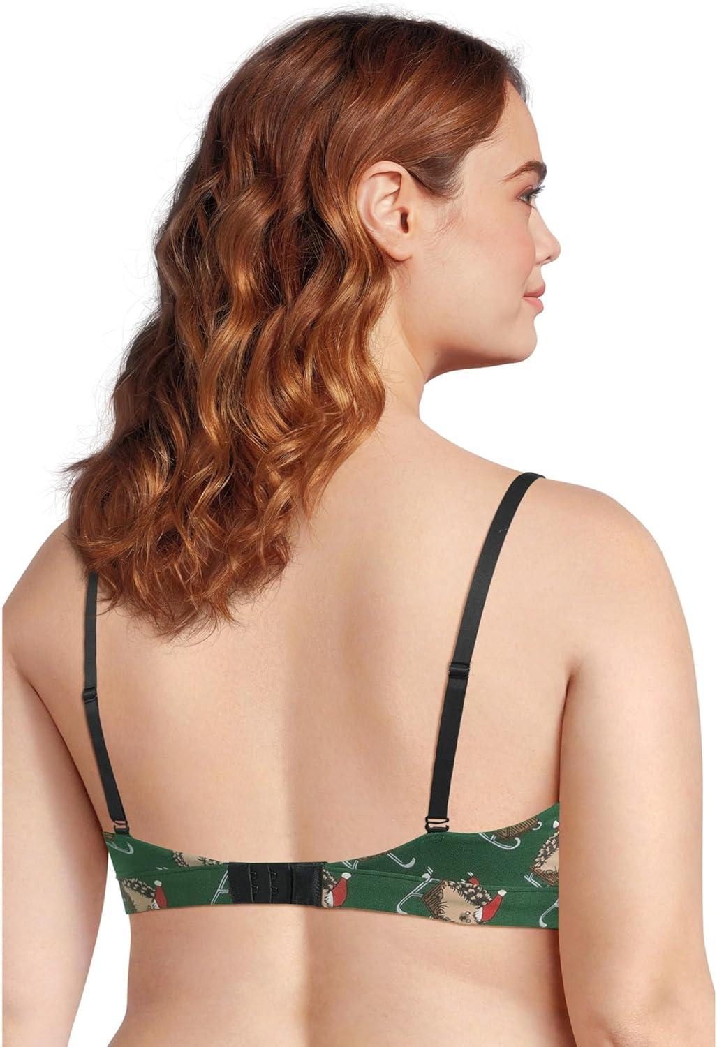 imageMeUndies Womens Feel Free Ruched BraletteSledgehogs