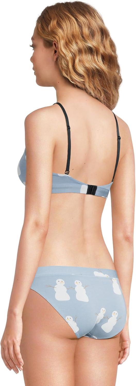 imageMeUndies Womens Feel Free Ruched BraletteSnowmates