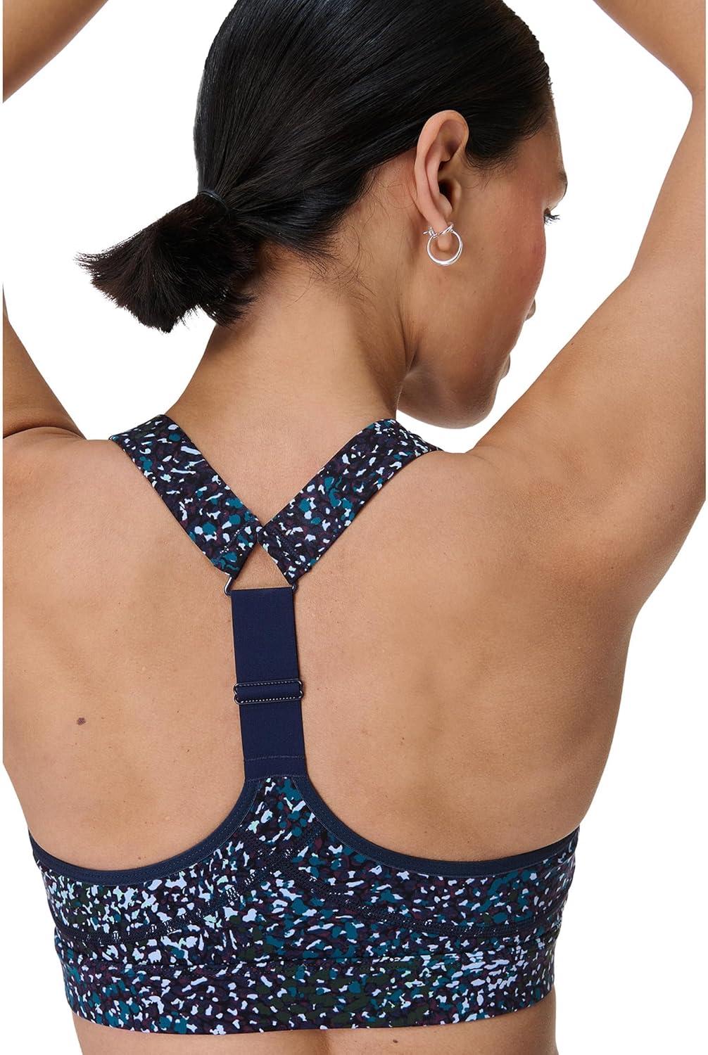 imageSweaty Betty Womens Power Medium Support Sports BraBlue Aurora Print