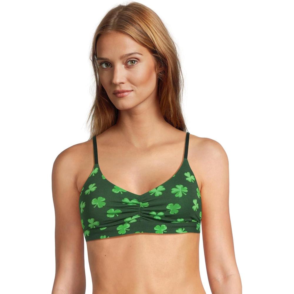 imageMeUndies Womens Feel Free Ruched BraletteLucky Pair