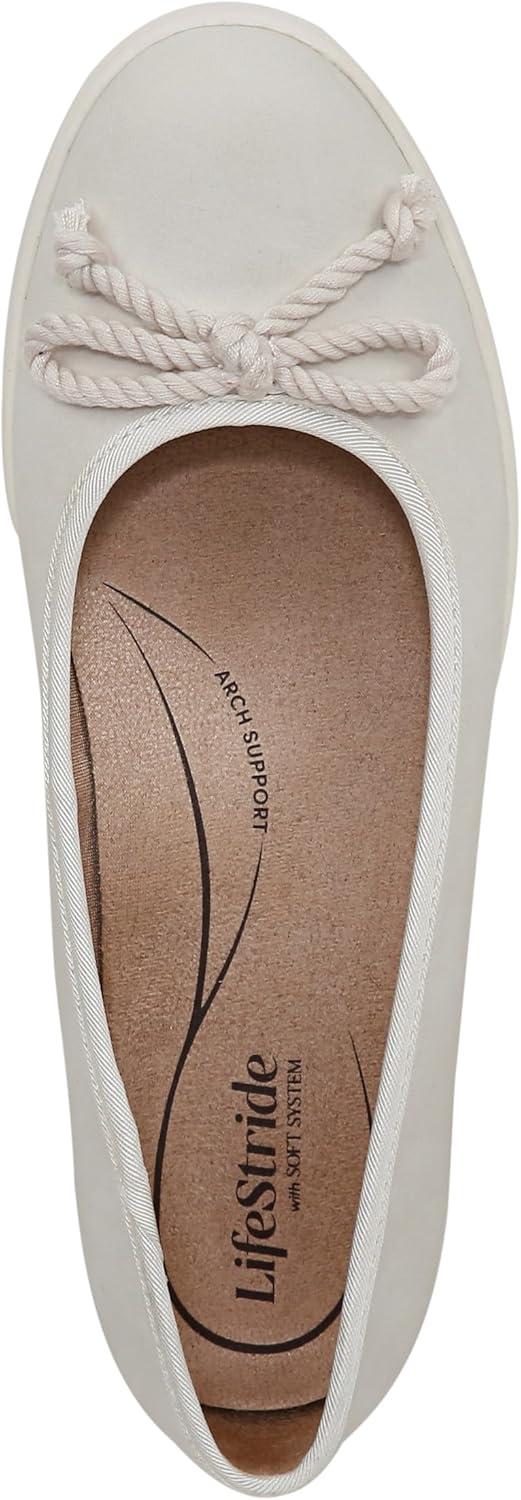 imageLifeStride Womens Maura Ballet FlatCloud White