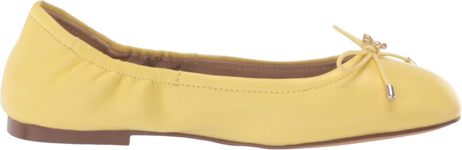 imageSam Edelman Girls Felicia Mini Ballet FlatButter Yellow