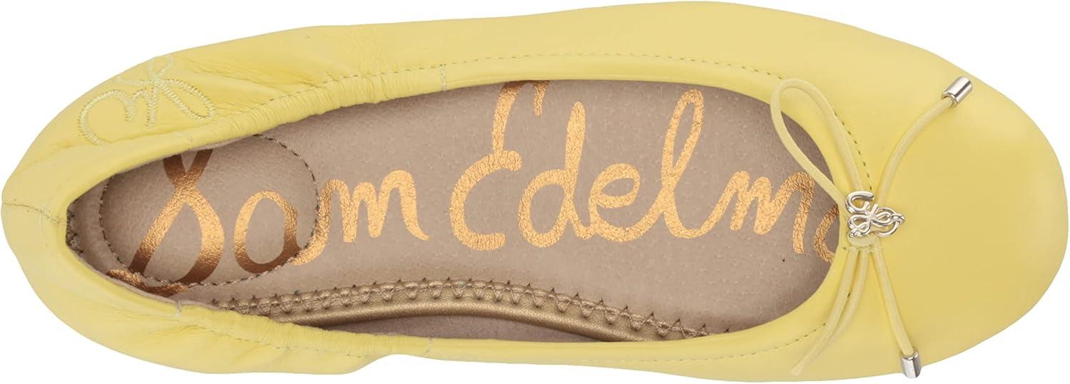imageSam Edelman Girls Felicia Mini Ballet FlatButter Yellow
