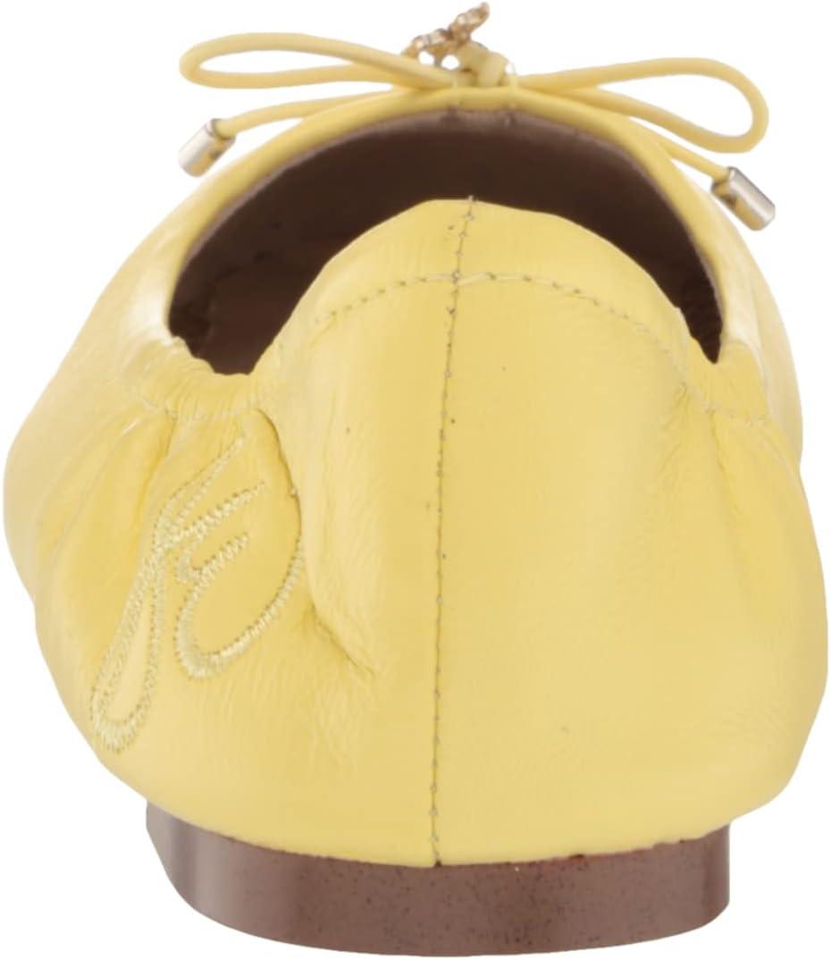 imageSam Edelman Girls Felicia Mini Ballet FlatButter Yellow