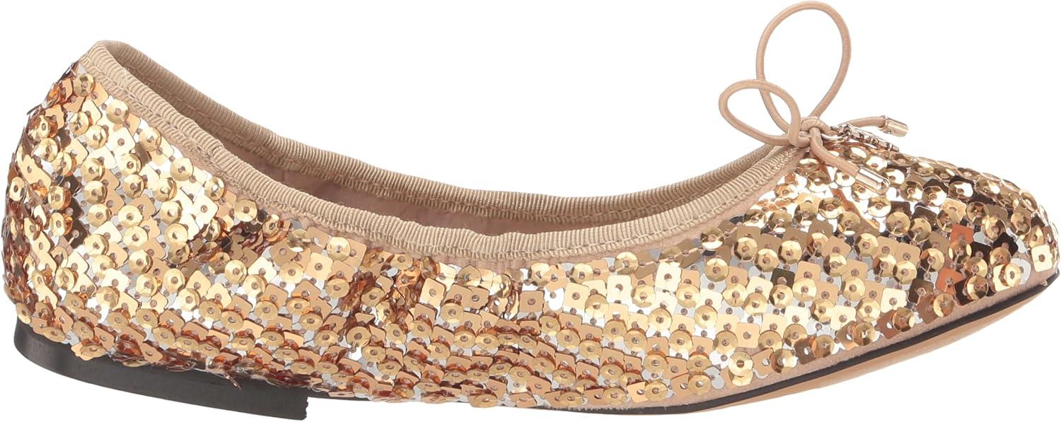 imageSam Edelman Girls Felicia Mini Ballet FlatGold Multi