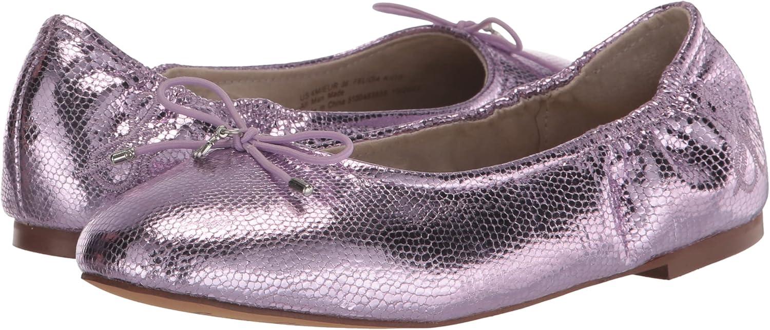 imageSam Edelman Girls Felicia Mini Ballet FlatLilac Quartz