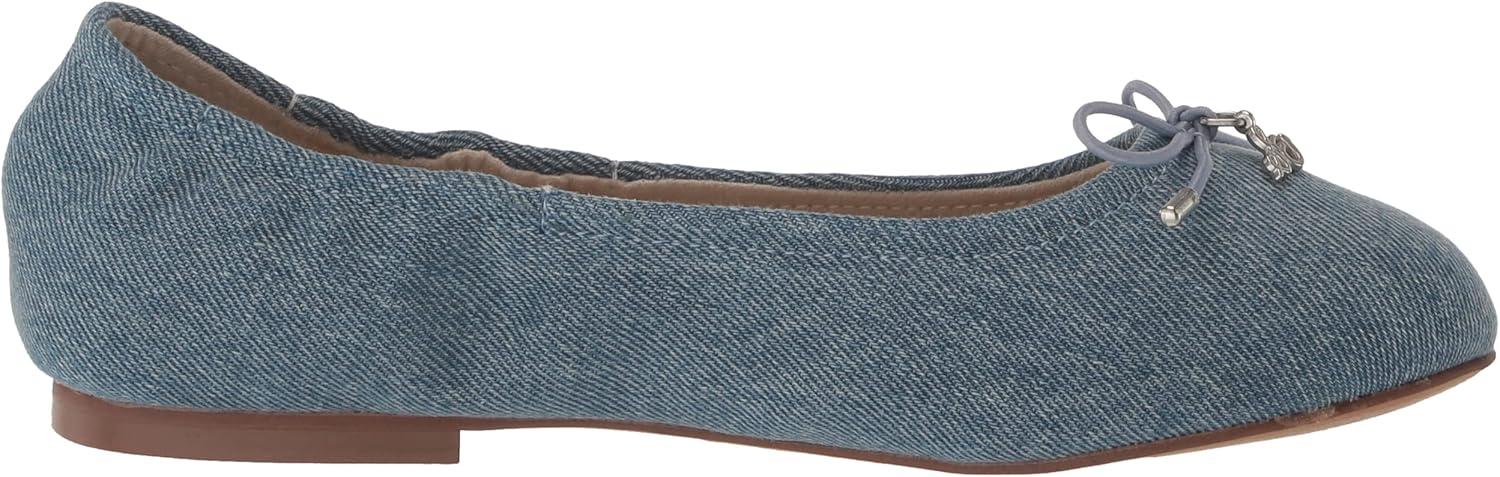 imageSam Edelman Girls Felicia Mini Ballet FlatMontrose Blue