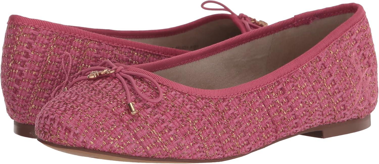 imageSam Edelman Girls Felicia Mini Ballet FlatPink Rose Multi