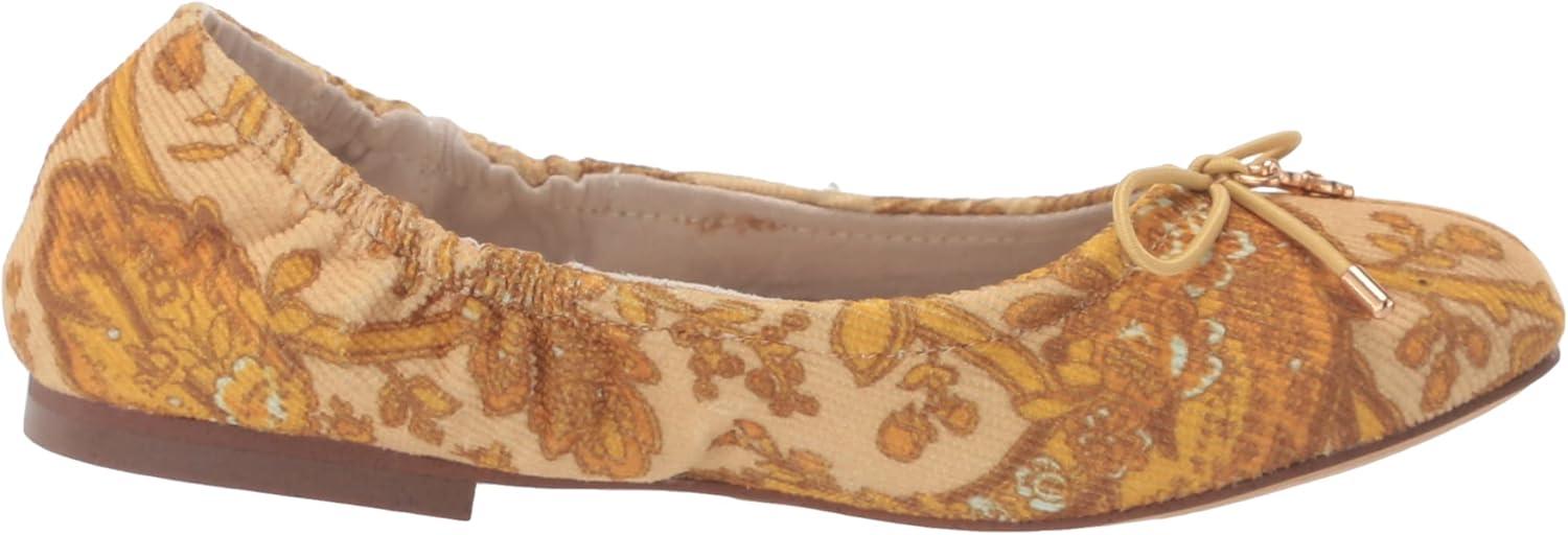 imageSam Edelman Girls Felicia Mini Ballet FlatTumeric