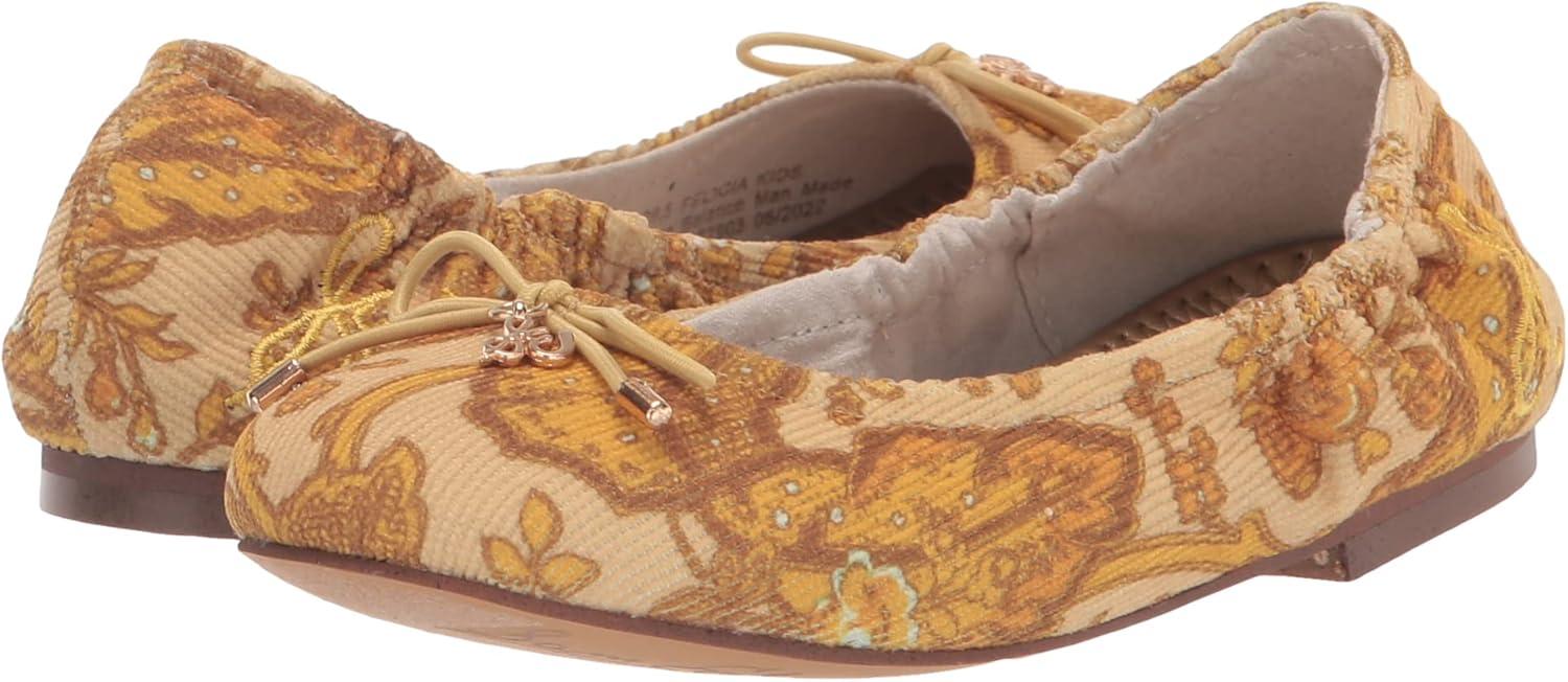 imageSam Edelman Girls Felicia Mini Ballet FlatTumeric