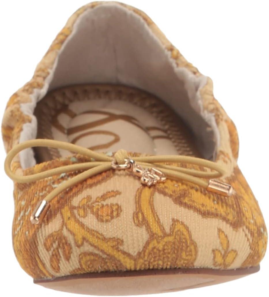 imageSam Edelman Girls Felicia Mini Ballet FlatTumeric