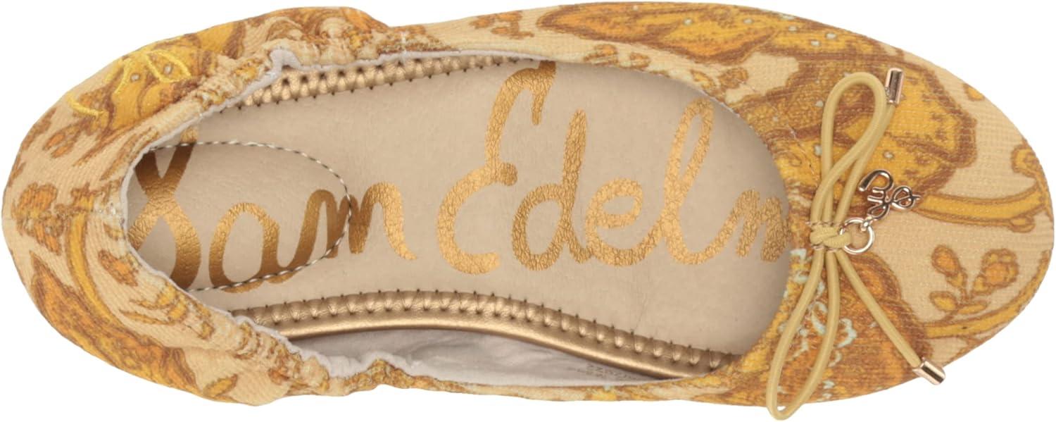 imageSam Edelman Girls Felicia Mini Ballet FlatTumeric