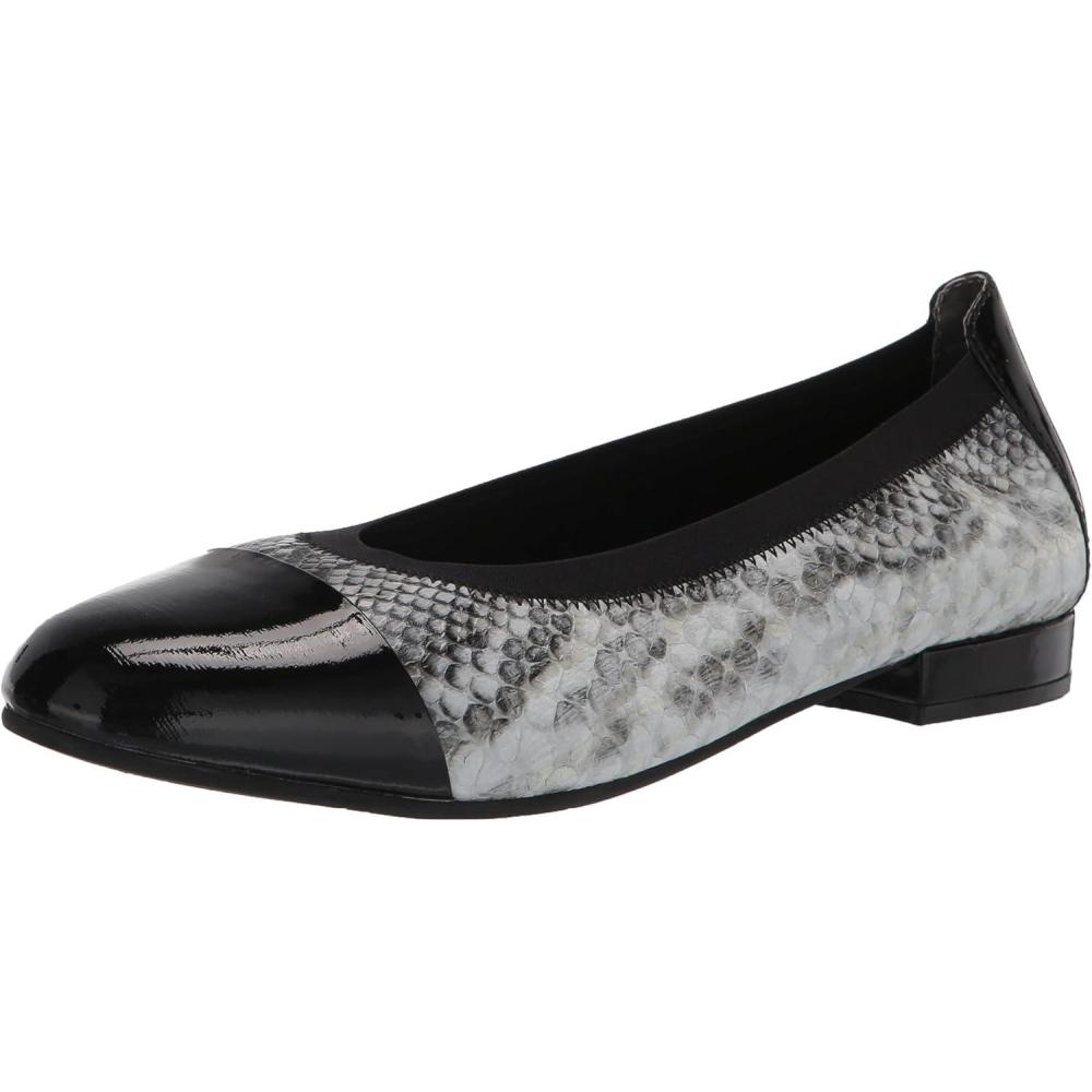 imageDavid Tate Womens FlatsBlack Snake Print