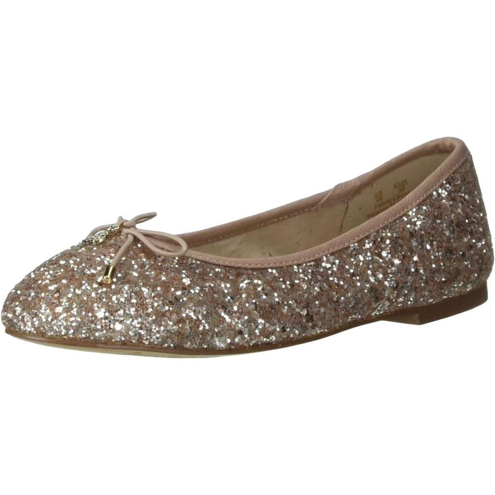 imageSam Edelman Girls Felicia Mini Ballet FlatChampagne