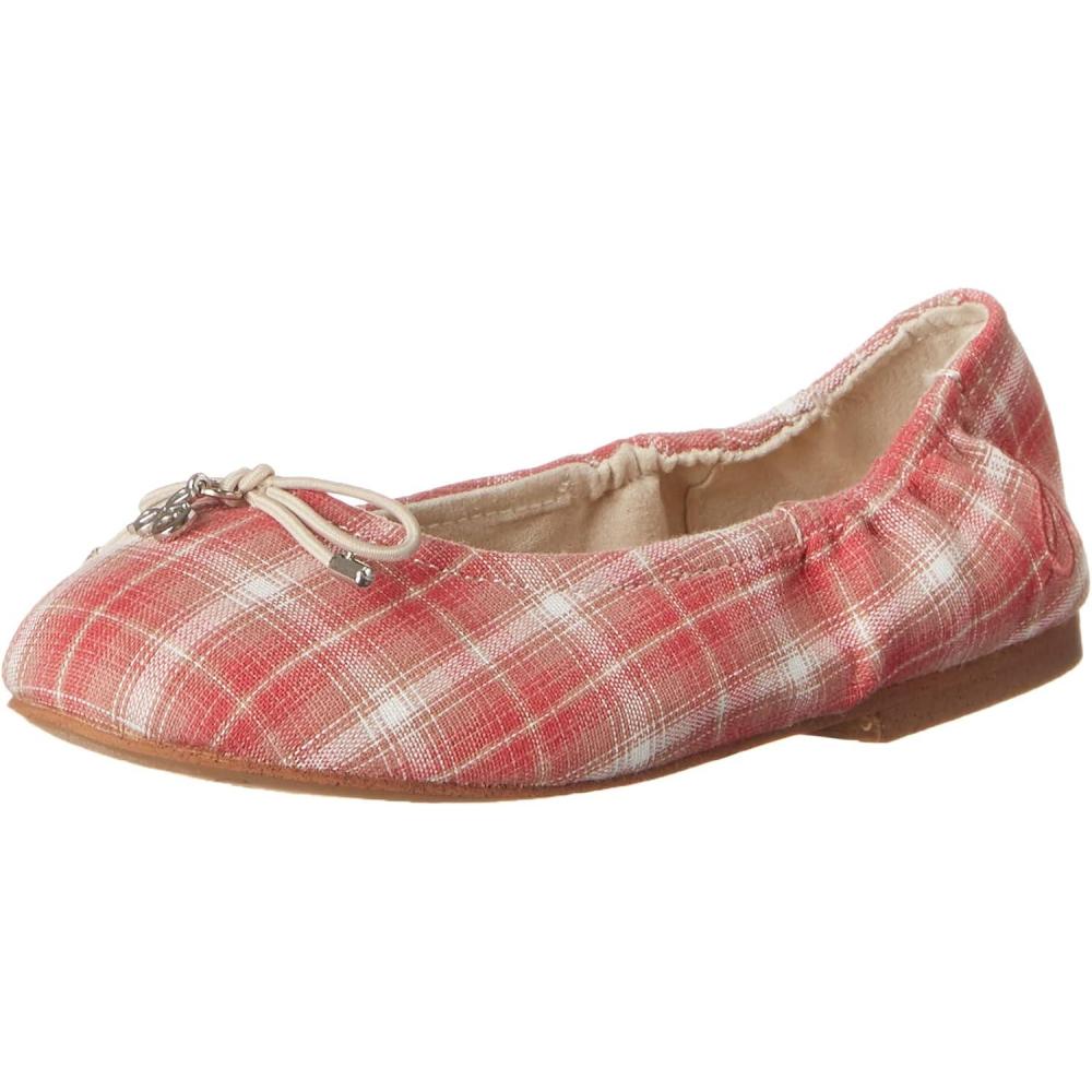 imageSam Edelman Girls Felicia Mini Ballet FlatCrimson Multi