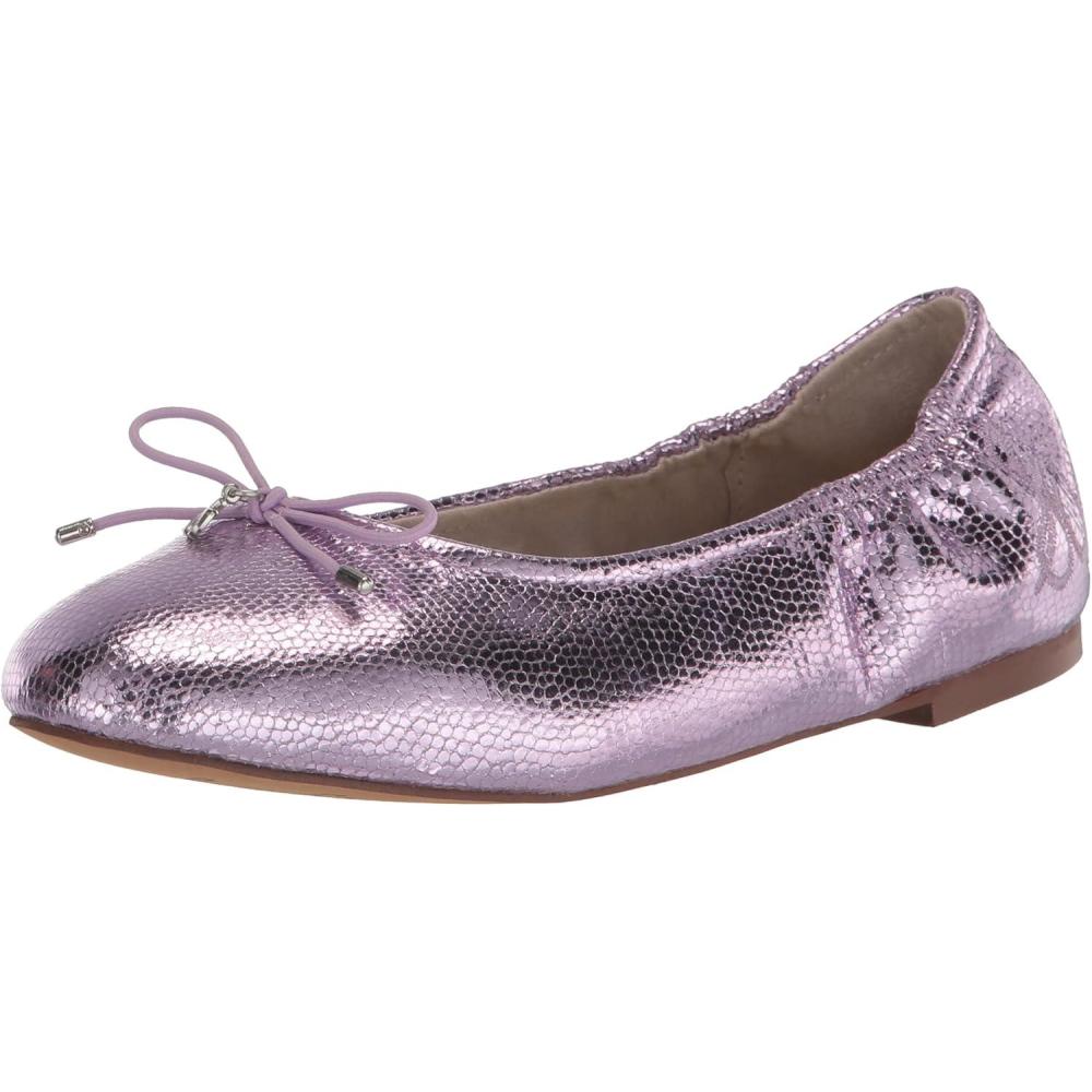 imageSam Edelman Girls Felicia Mini Ballet FlatLilac Quartz