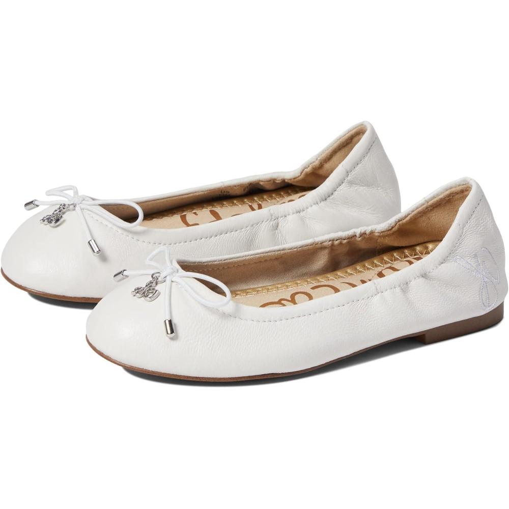 imageSam Edelman Girls Felicia Mini Ballet FlatWhite