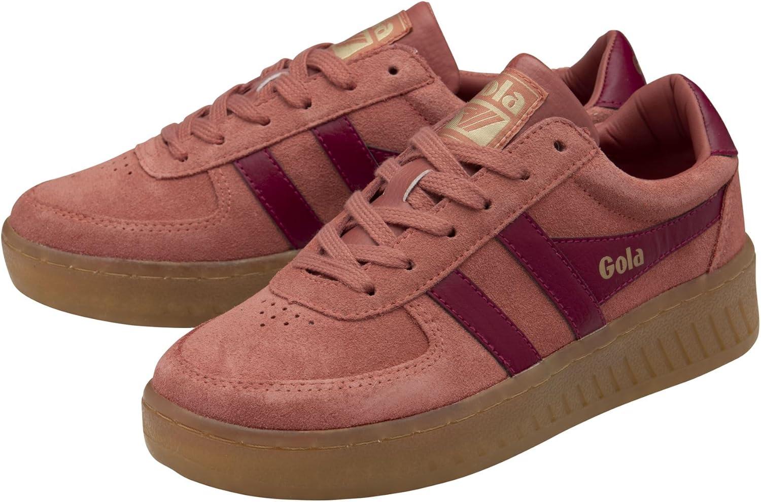 imageGola Womens Grandslam Suede SneakerClayCeriseGum