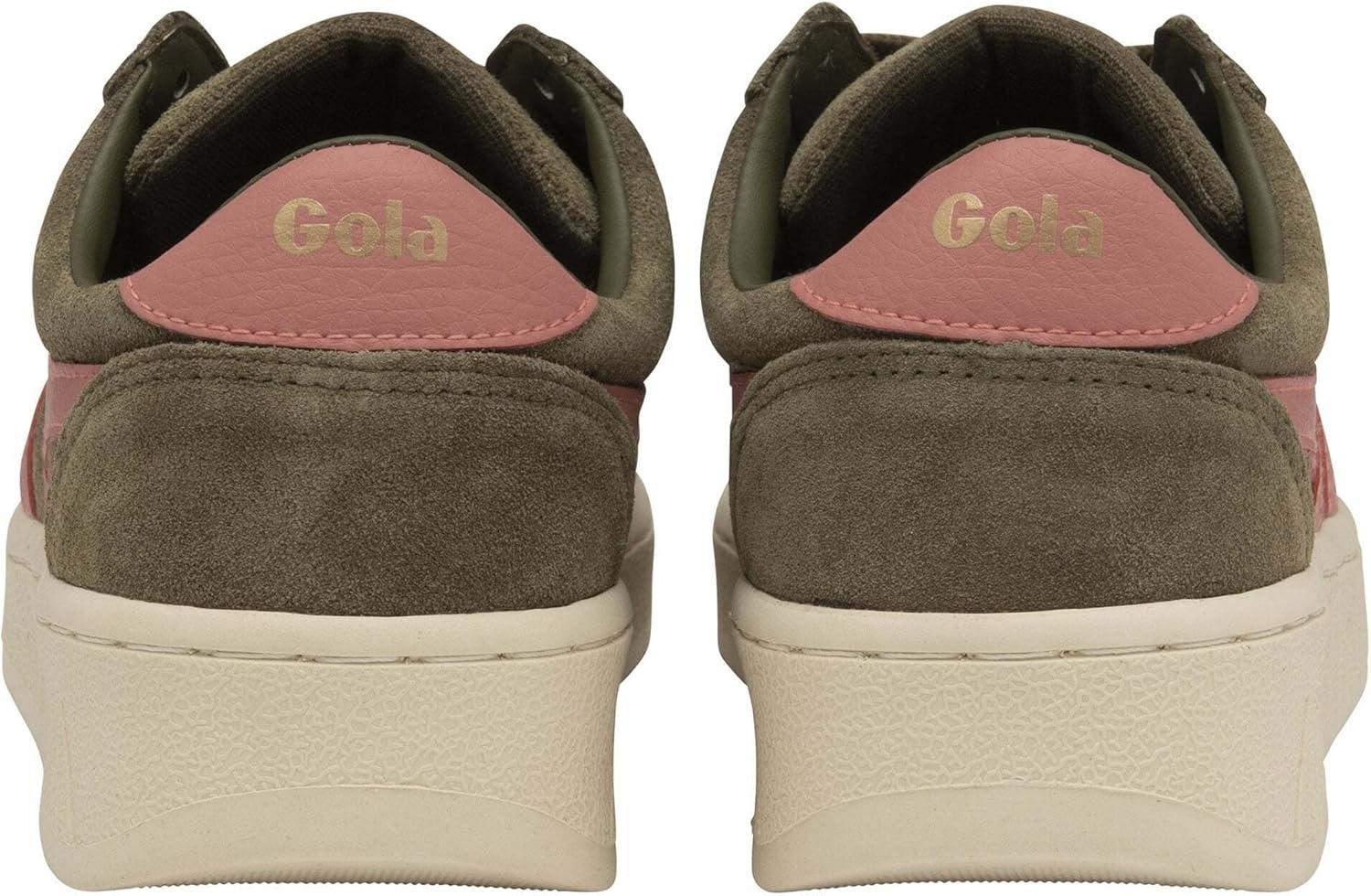 imageGola Womens Grandslam Suede SneakerKhakiCoral Pink