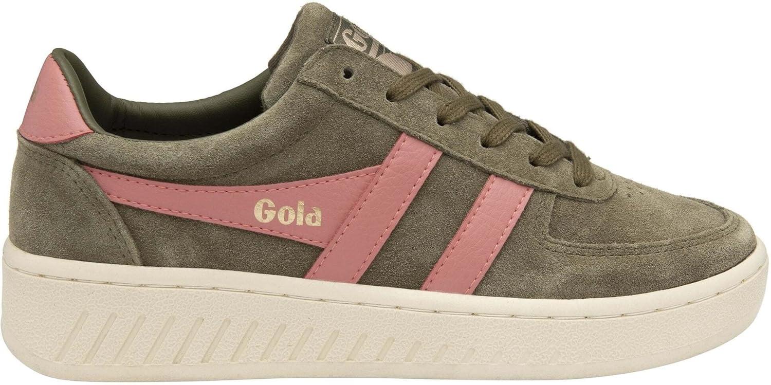 imageGola Womens Grandslam Suede SneakerKhakiCoral Pink