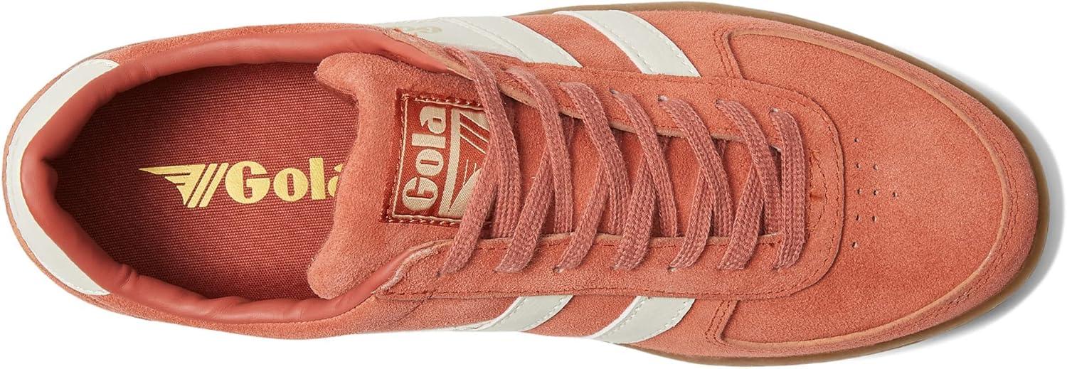 imageGola Womens Grandslam Suede SneakerOrange SpiceOffwhiteGum