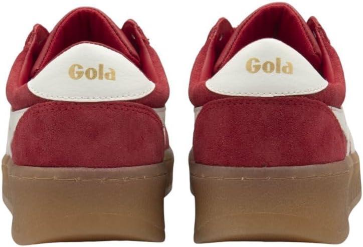 imageGola Womens Grandslam Suede SneakerRedOff WhiteGum