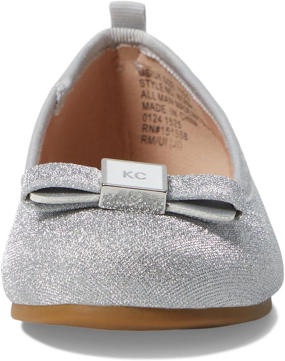 imageKenneth Cole REACTION Girls Daisy Rylee Littile Big Kid Ballet FlatSilver