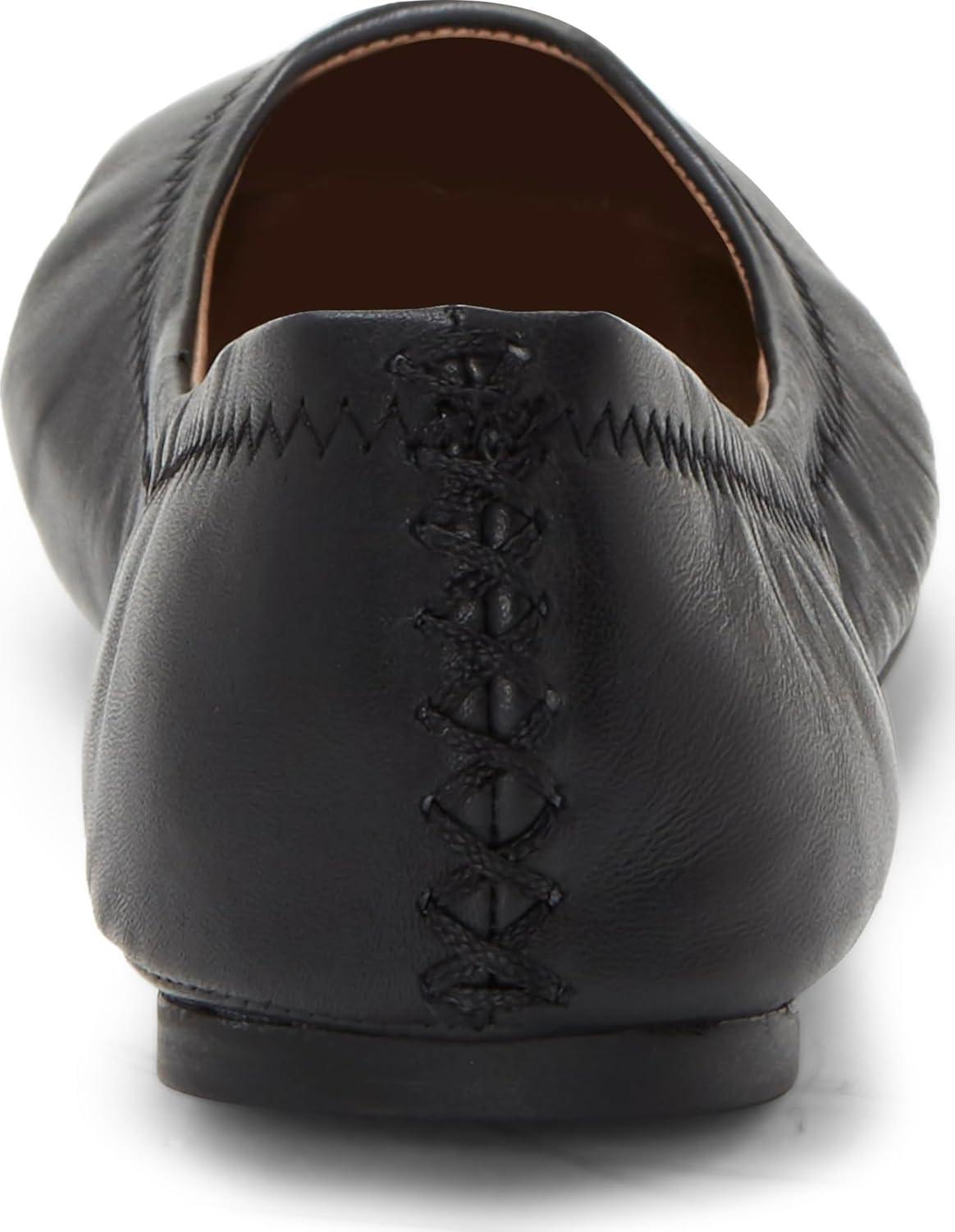 imageLucky Brand Womens Emmie Ballet FlatBlack Leather