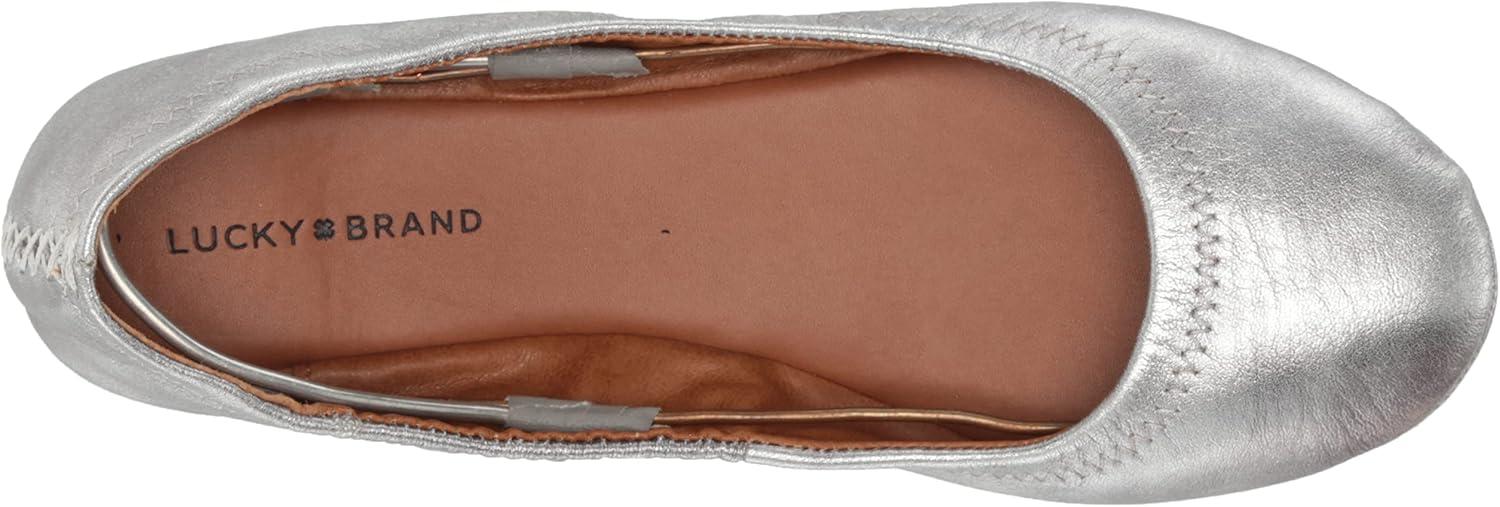 imageLucky Brand Womens Emmie Ballet FlatPewter Silver