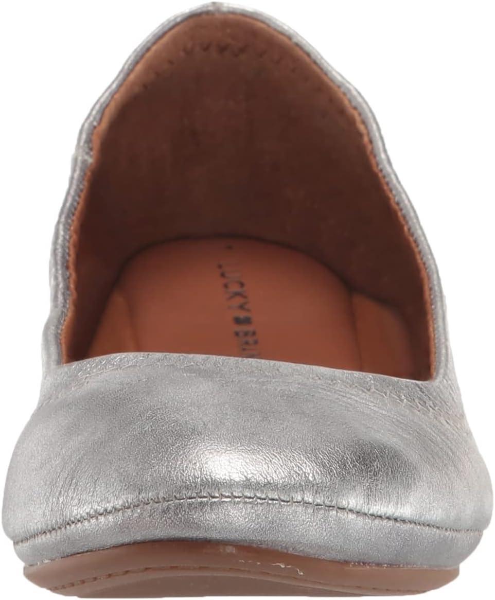 imageLucky Brand Womens Emmie Ballet FlatPewter Silver