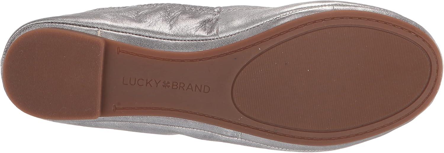 imageLucky Brand Womens Emmie Ballet FlatPewter Silver